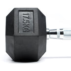 Par de Mancuernas Hexagonales 2.5 a 17.5 KG IRONSIDE