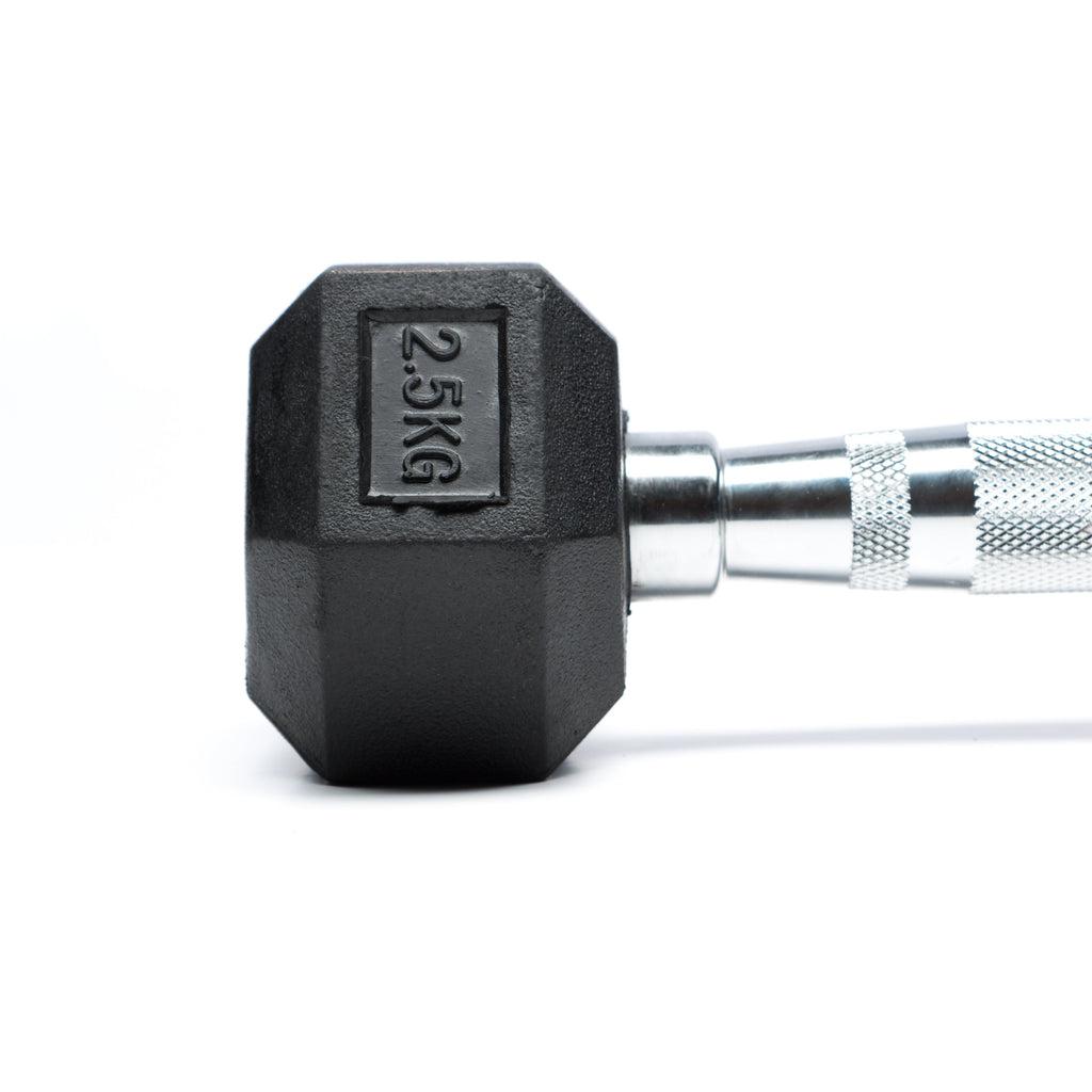 Par de Mancuernas Hexagonales 2.5 a 17.5 KG IRONSIDE