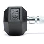 Par de Mancuernas Hexagonales 2.5 a 17.5 KG IRONSIDE