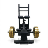 Standing Hip Thruster para entrenar glúteos con soporte estable, trayectoria controlada y carga progresiva. Ideal para fuerza, técnica y uso comercial intensivo
