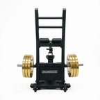 Standing Hip Thruster para entrenar glúteos con soporte estable, trayectoria controlada y carga progresiva. Ideal para fuerza, técnica y uso comercial intensivo