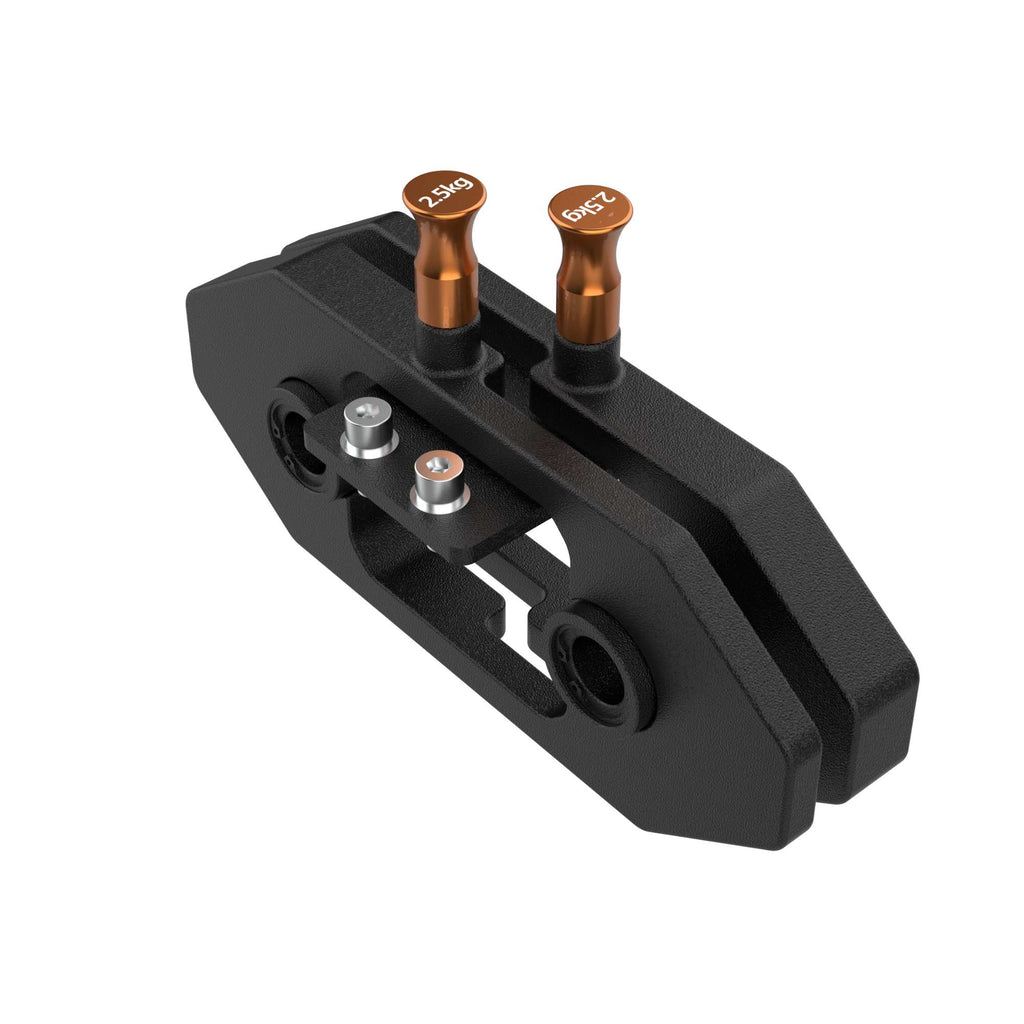 Agregado de placas 2 x 2,5kg Luxe