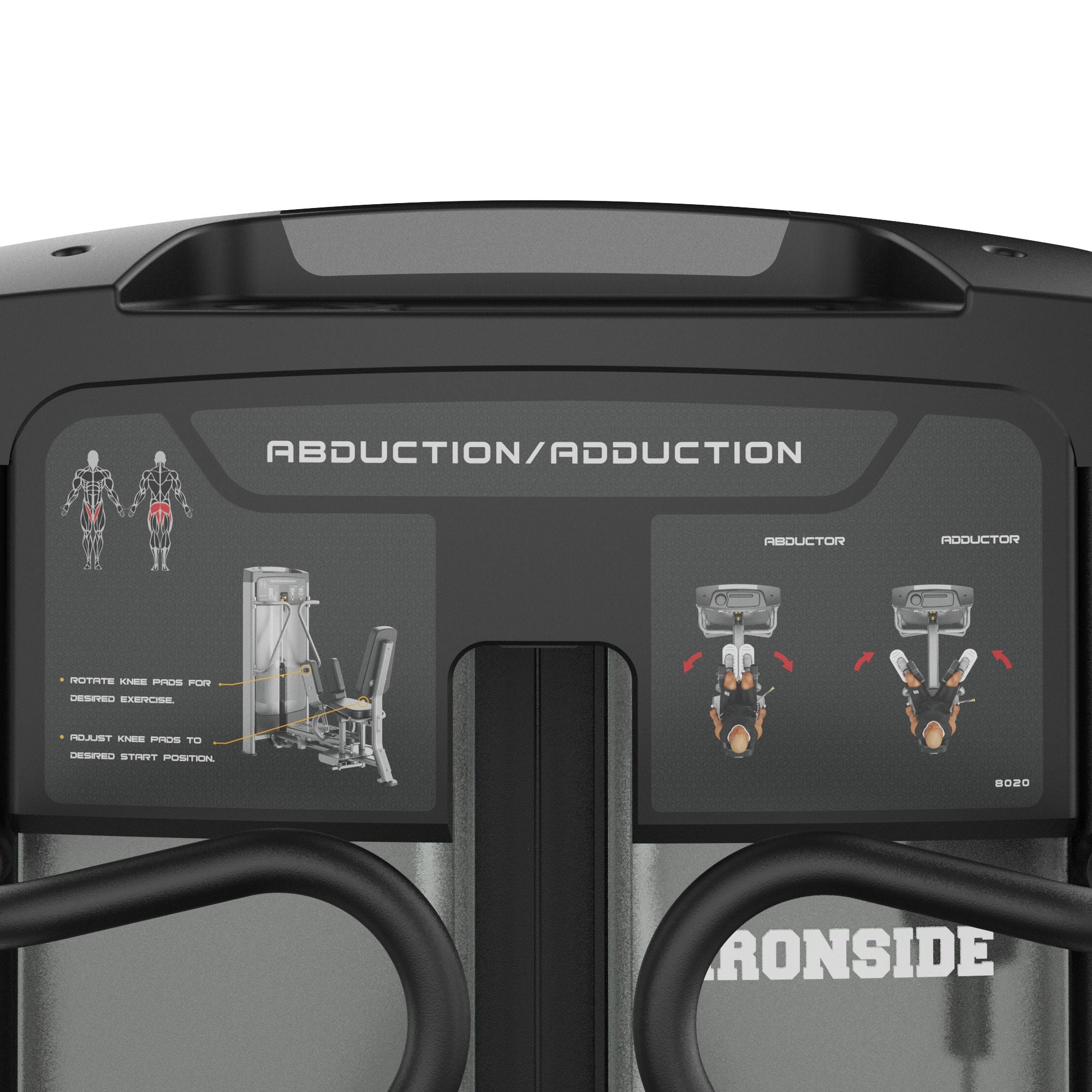 Dual Abductor & Adductor Machine IRONSIDE Luxe