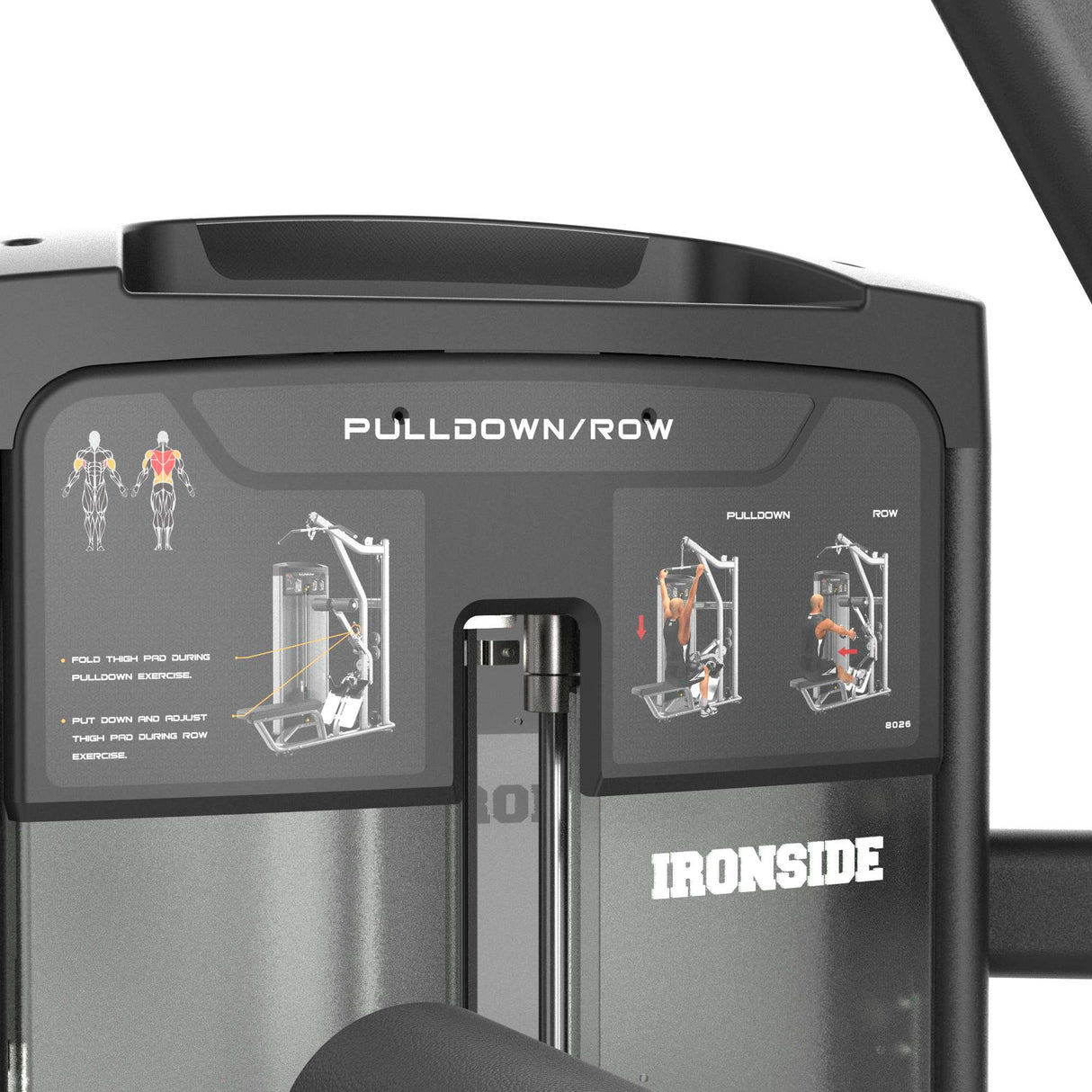 Dual Lat Pulldown & Row IRONSIDE Luxe