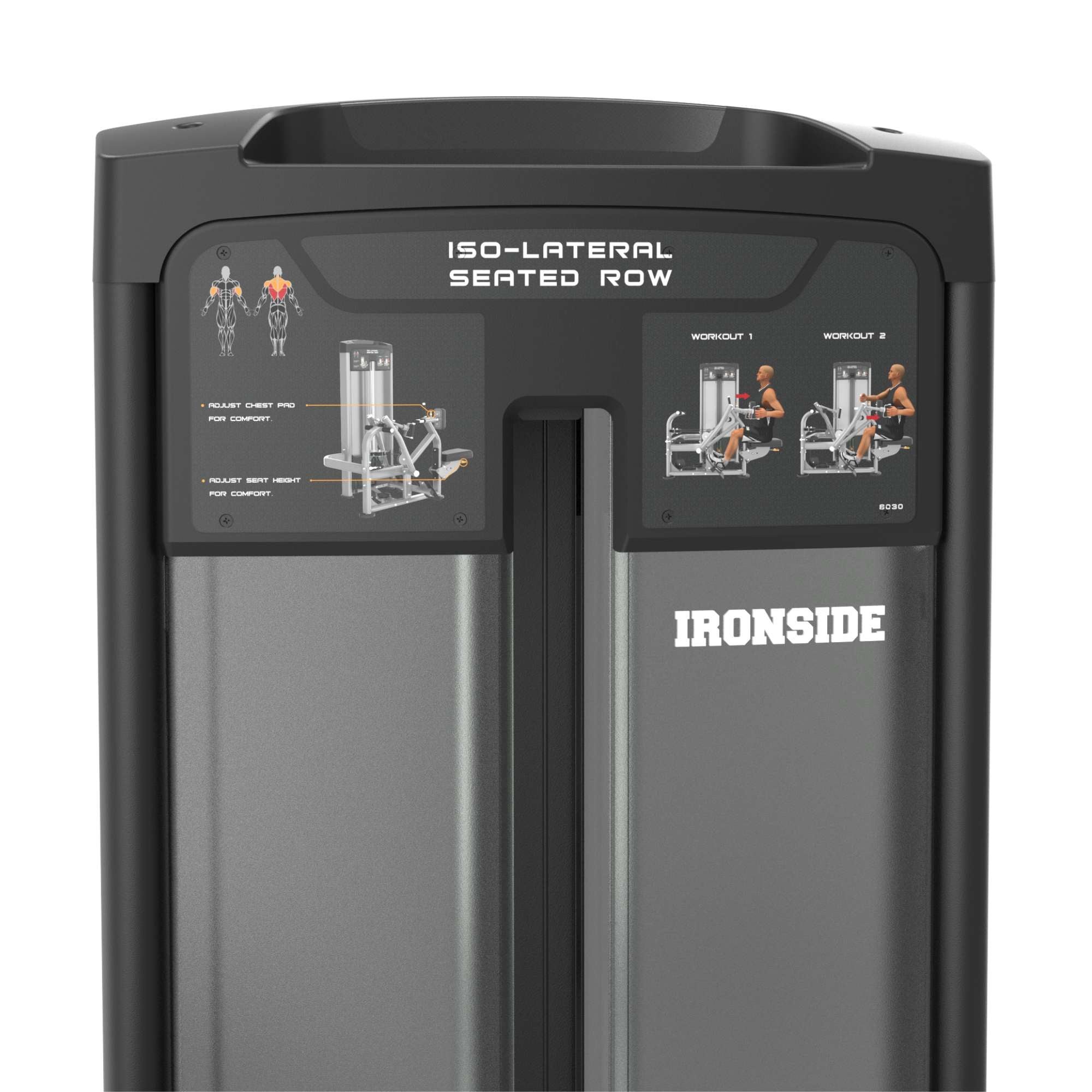 Iso-Lateral Seated Row IRONSIDE Luxe