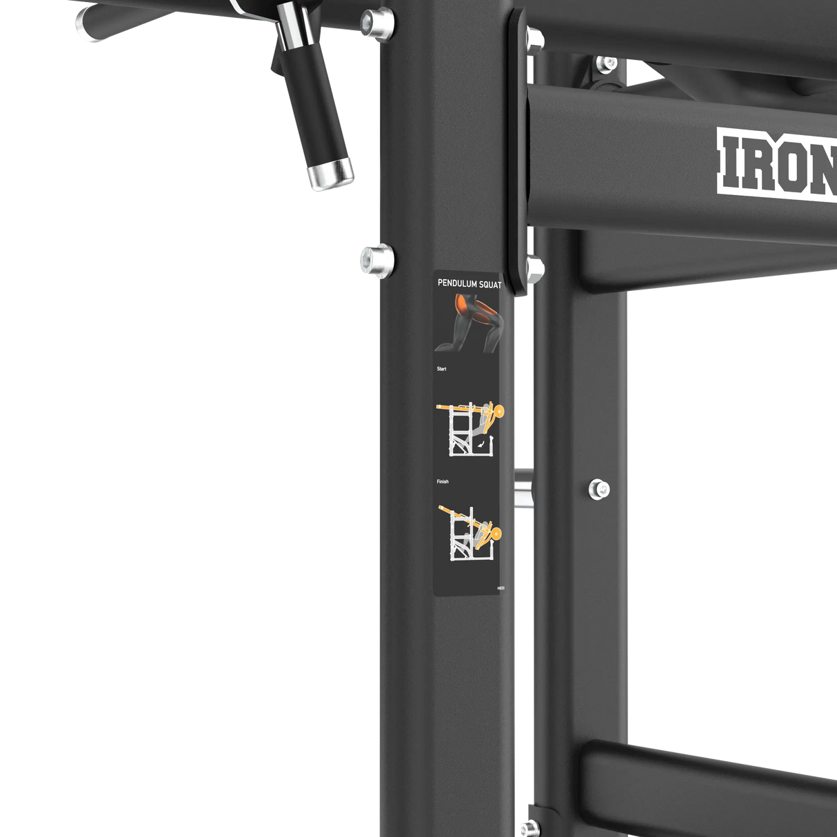 Pendulum Squat Machine Plate Loaded IRONSIDE Luxe