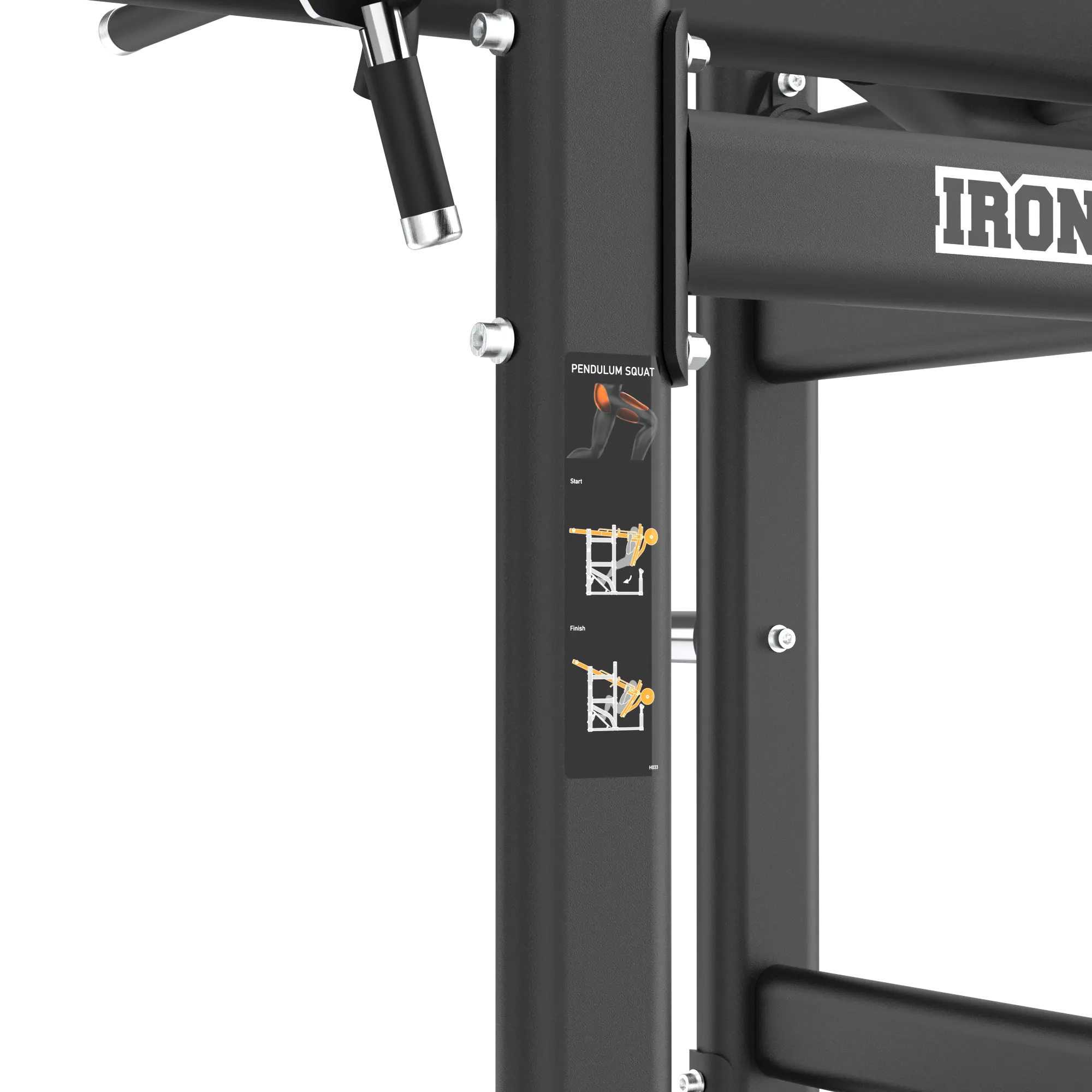 Pendulum Squat Machine Plate Loaded IRONSIDE Luxe