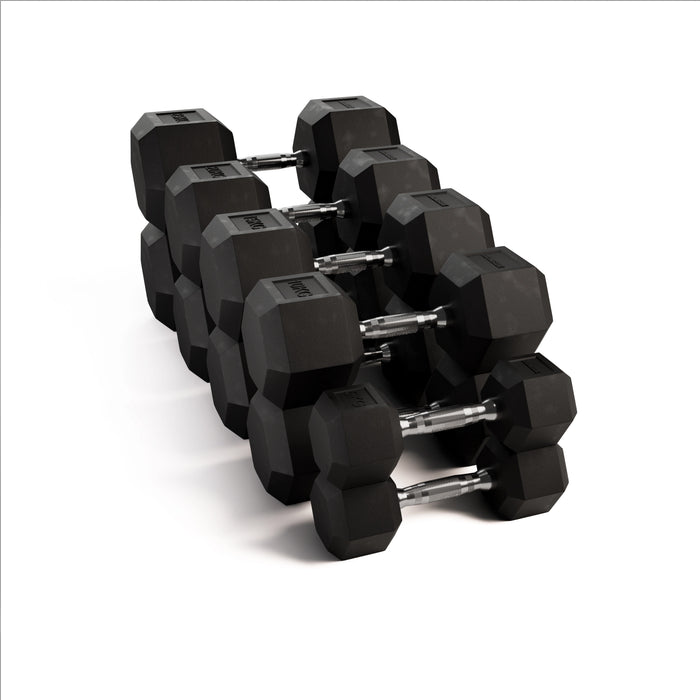 Mancuerna Hexagonal 2.5 a 50 kg IRONSIDE