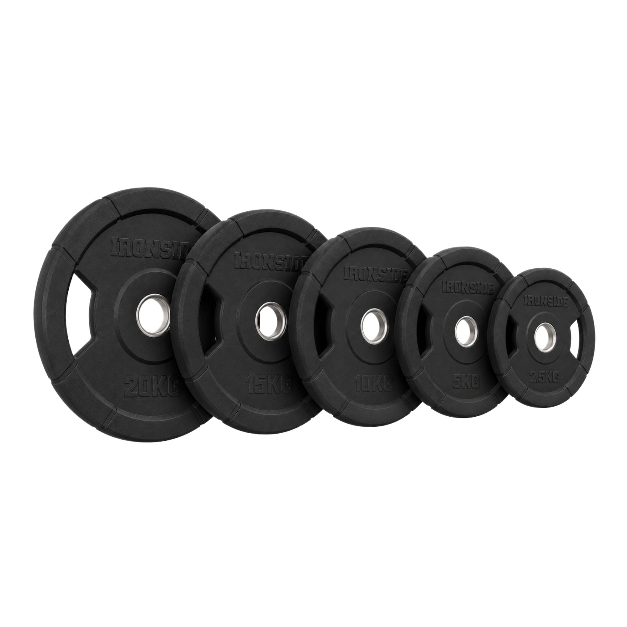 Disco Olímpico con Agarres Premium TPU 2.5 a 25 KG IRONSIDE