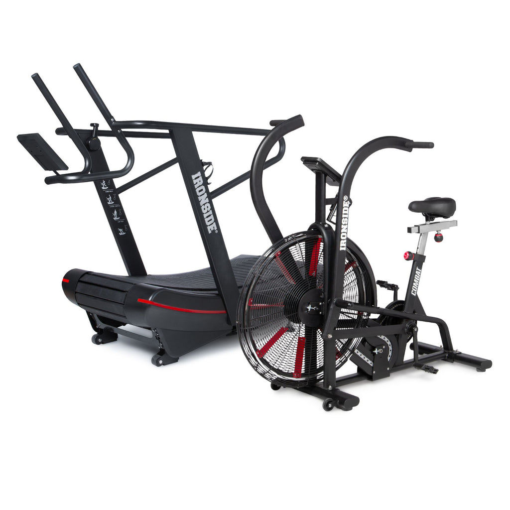 Pack IRONSIDE Combat Trotadora Curva + Air Bike