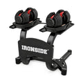 Pack IRONSIDE Mancuernas Ajustables con Rack de Almacenamiento