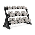 Pack IRONSIDE Mancuernas Hexagonales KG + Rack de Almacenamiento