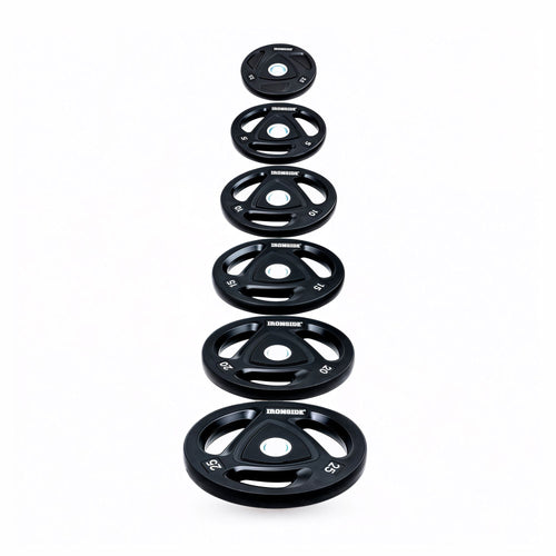 Disco Olimpico de 3 Agarres 2,5 a 25 kg IRONSIDE