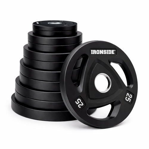 Disco Olimpico de 3 Agarres 2,5 a 25 kg IRONSIDE