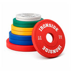 Discos Fraccionados Olímpicos PU 0.5 a 2.5 KG IRONSIDE