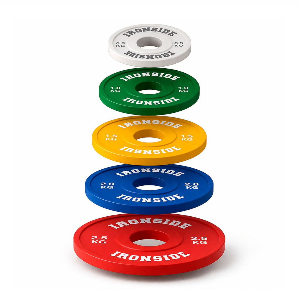 Discos Fraccionados Olímpicos PU 0.5 a 2.5 KG IRONSIDE