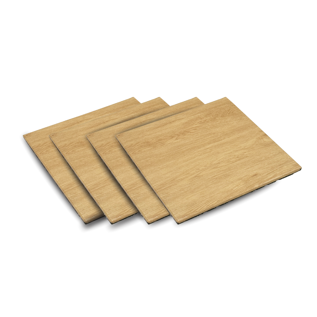 Set 4 Pisos de Caucho Especial IRONSIDE 50x50x2,5cm c/u