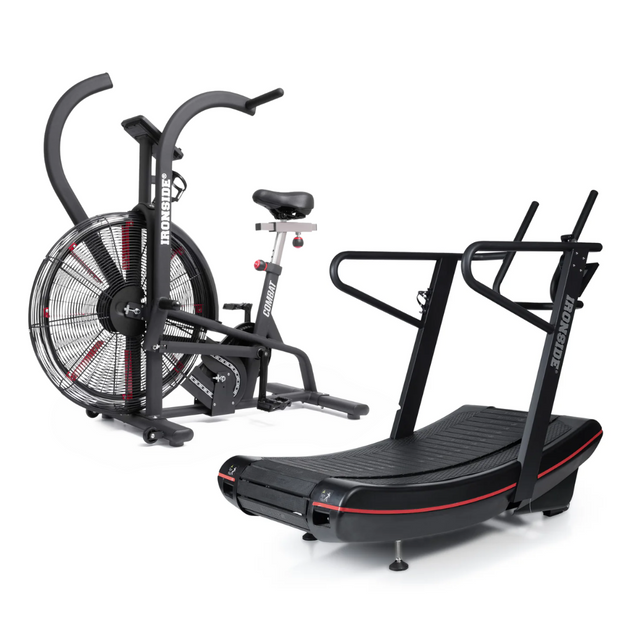 Pack IRONSIDE Combat Trotadora Curva + Air Bike