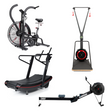 Pack IRONSIDE Combat Trotadora Curva + Air Bike + Remadora + Ski Erg