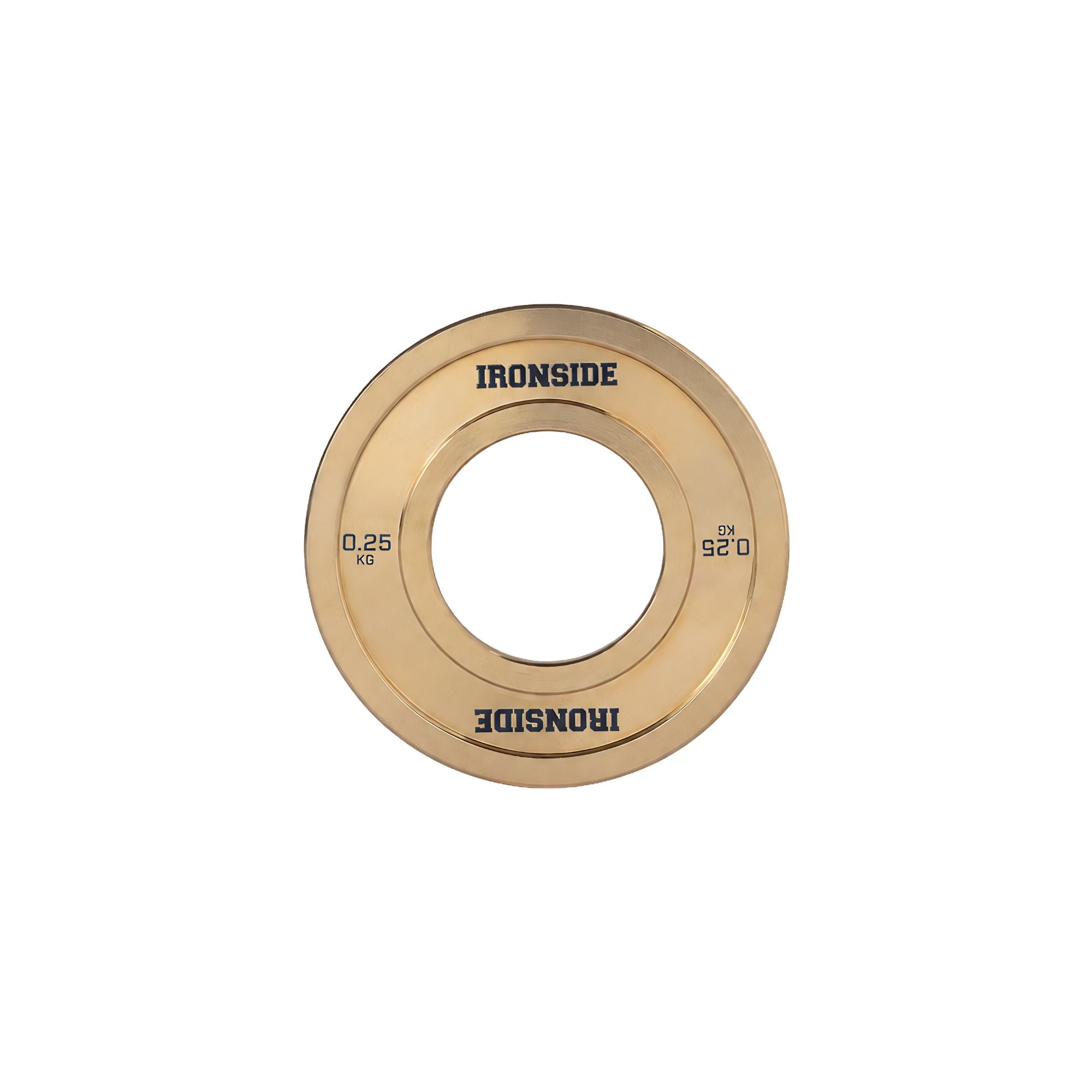 Discos Olímpicos Fraccionales Gold Chromed 0.25 a 2.5 KG IRONSIDE