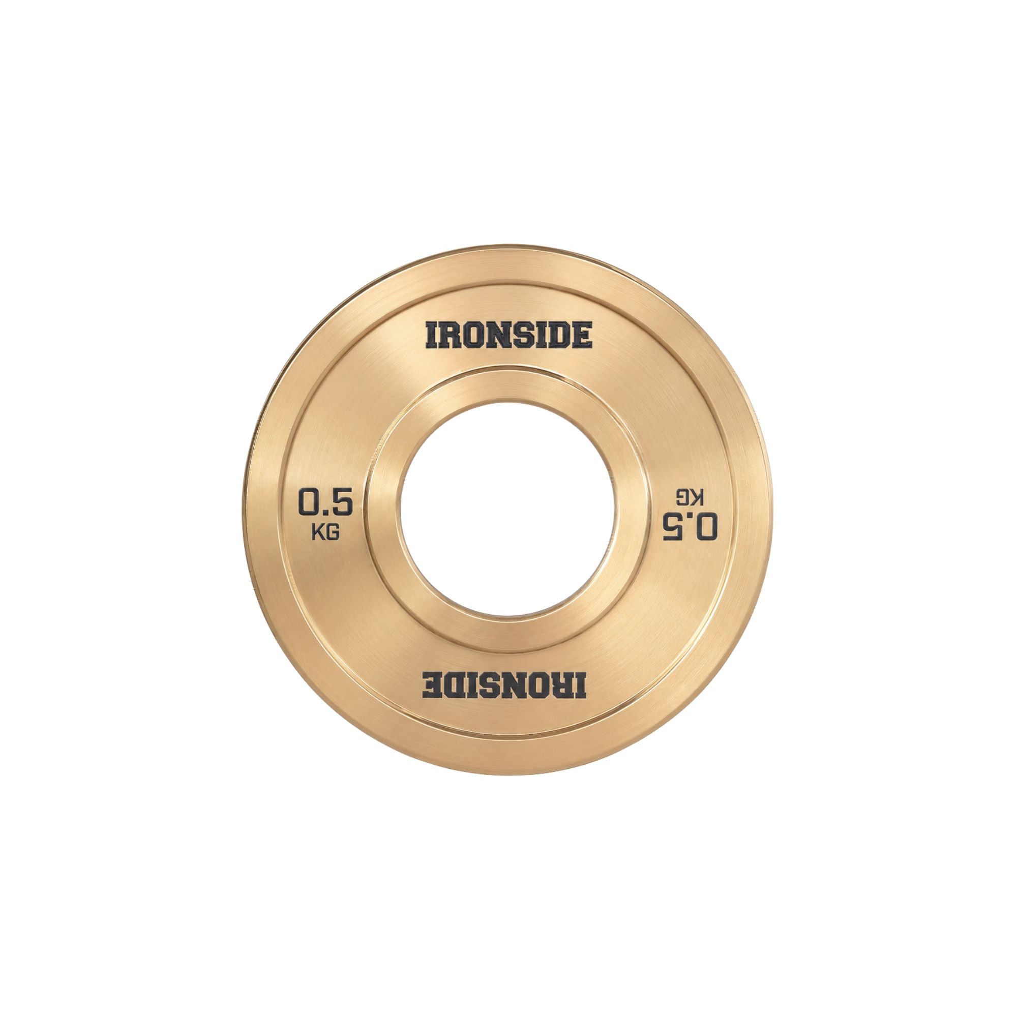 Discos Olímpicos Fraccionales Gold Chromed 0.25 a 2.5 KG IRONSIDE