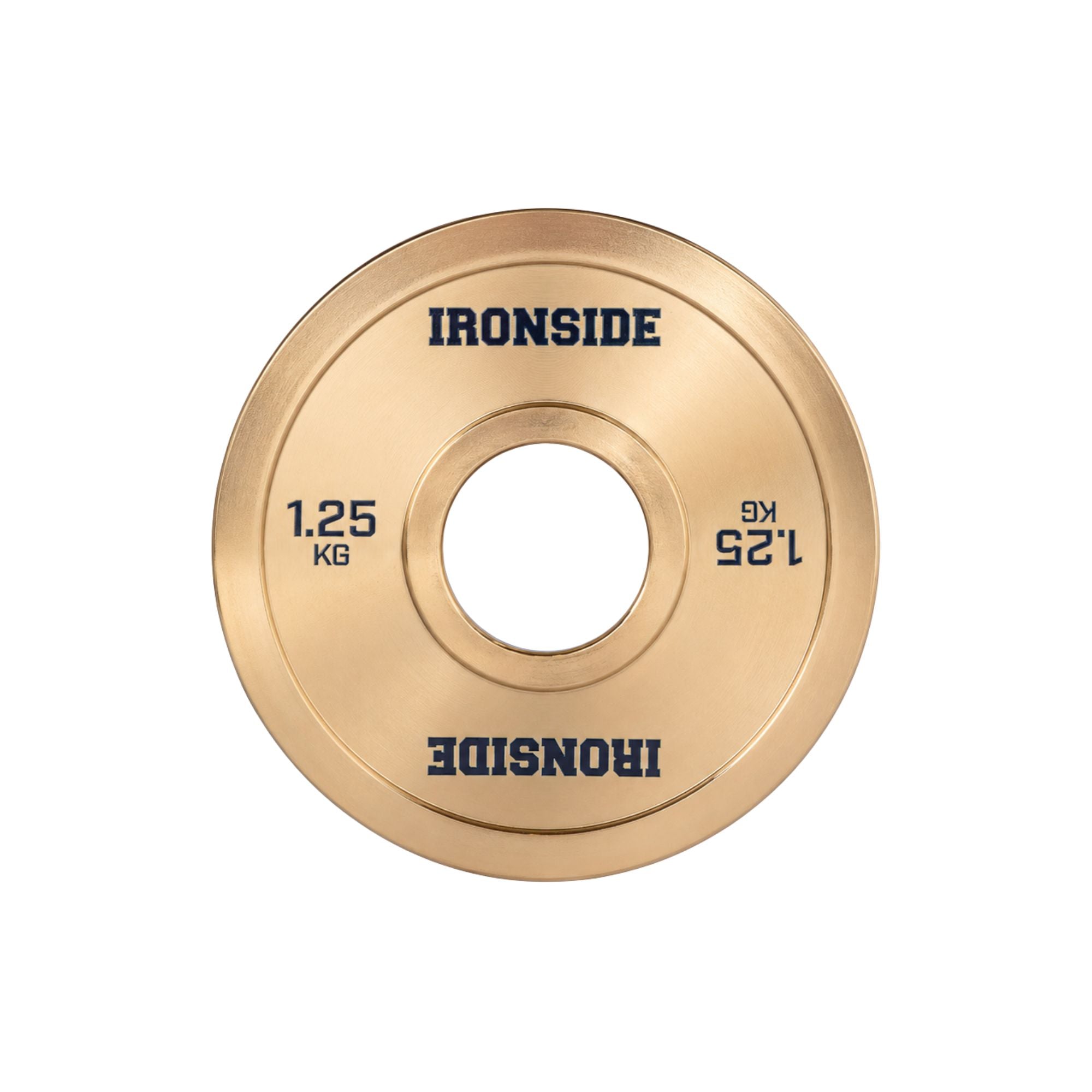 Discos Olímpicos Fraccionales Gold Chromed 0.25 a 2.5 KG IRONSIDE