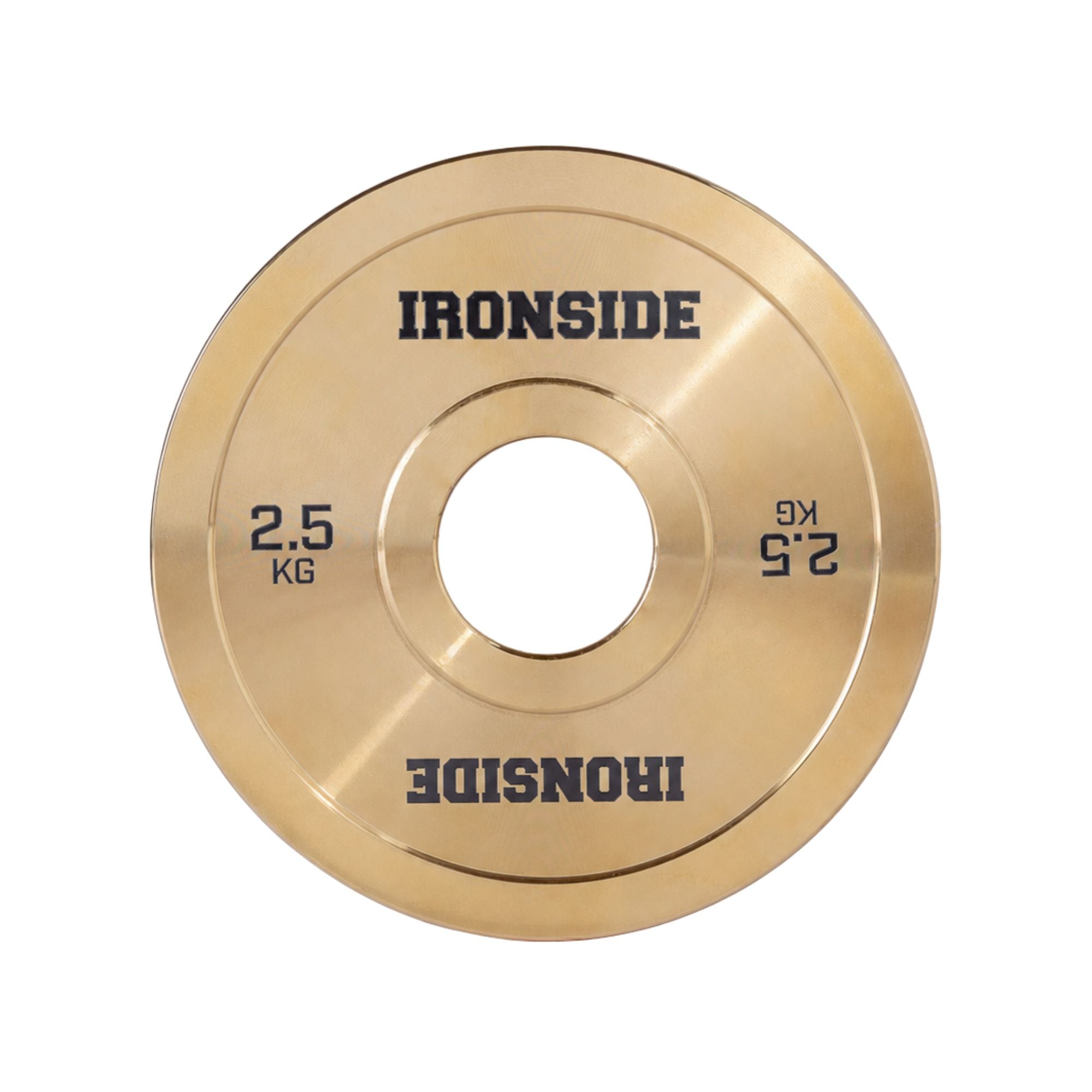 Discos Olímpicos Fraccionales Gold Chromed 0.25 a 2.5 KG IRONSIDE