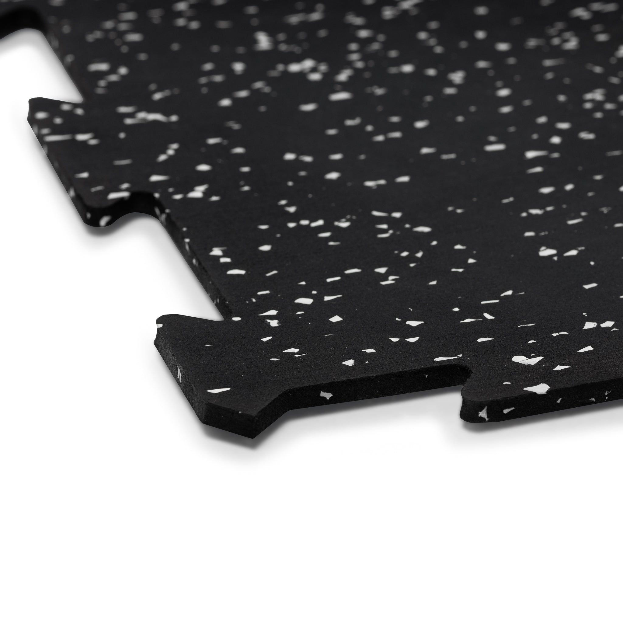 Piso de Gimnasio Interlock EPDM Negro/Gris 6 mm IRONSIDE