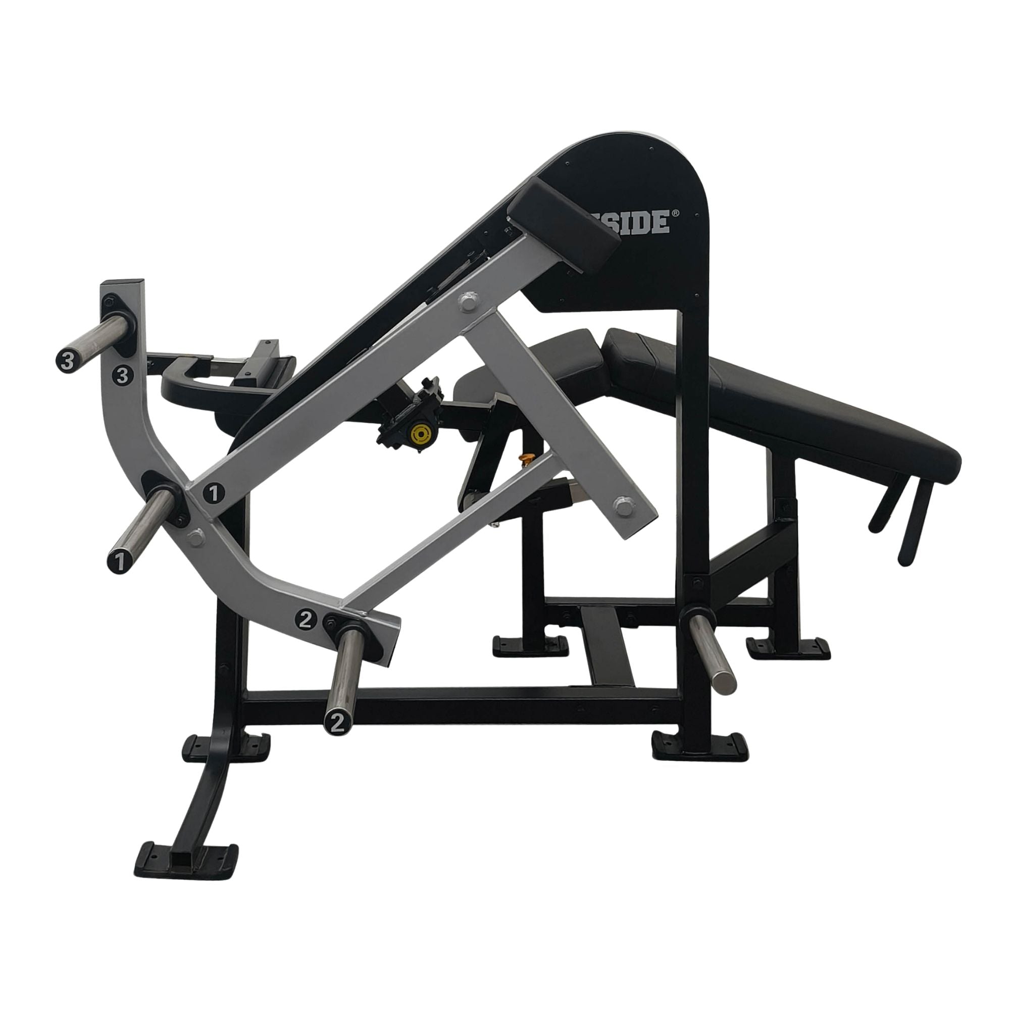 Prone Leg Curl Plate Loaded IRONSIDE Premier – Ironside Chile