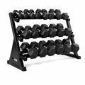 Pack IRONSIDE 275 Kg Mancuernas Hexagonales 2.5kg - 25 Kg + Rack de Almacenamiento