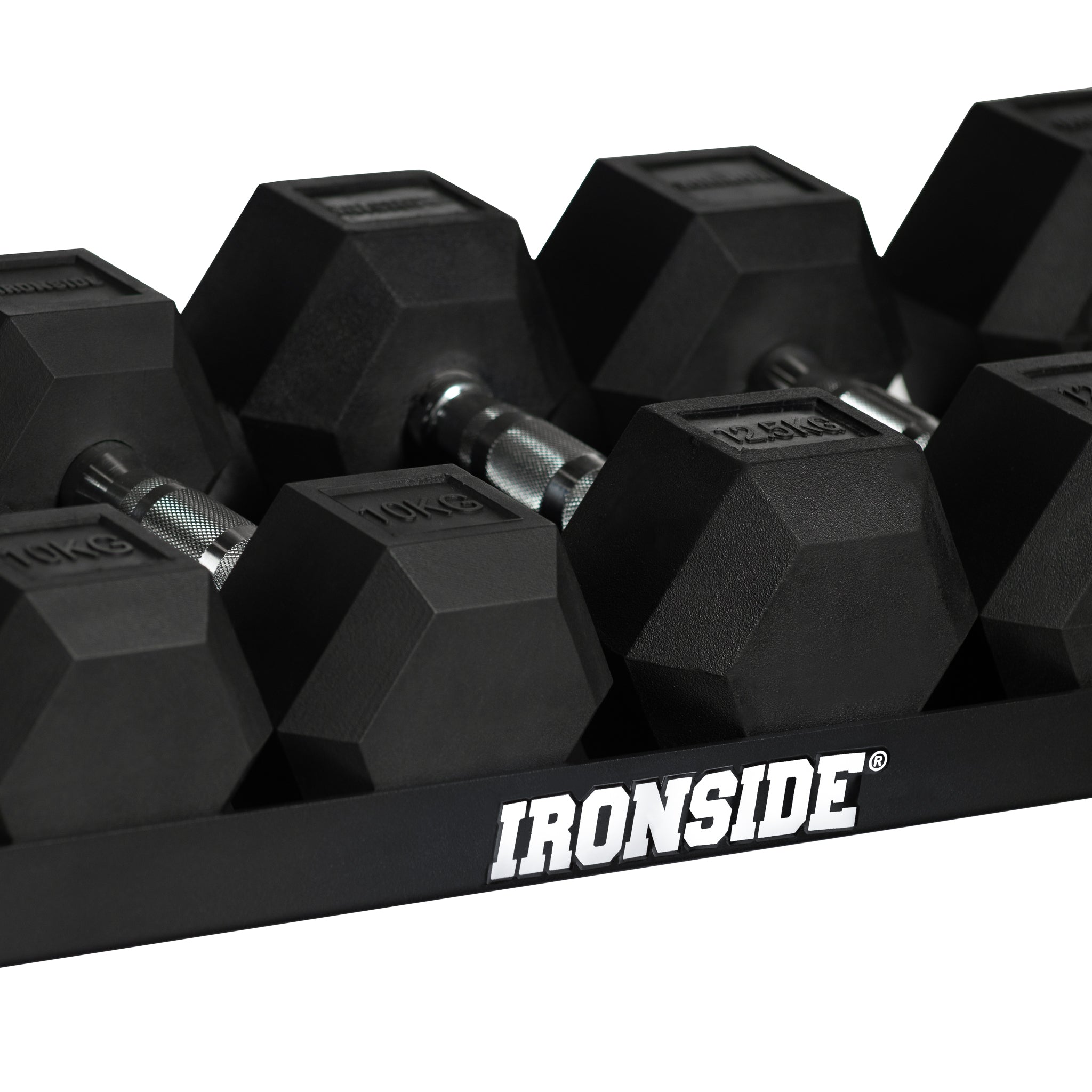 Set IRONSIDE Rack Monster + 680 Kg Mancuernas Hexagonales 2,5 kg - 40 kg