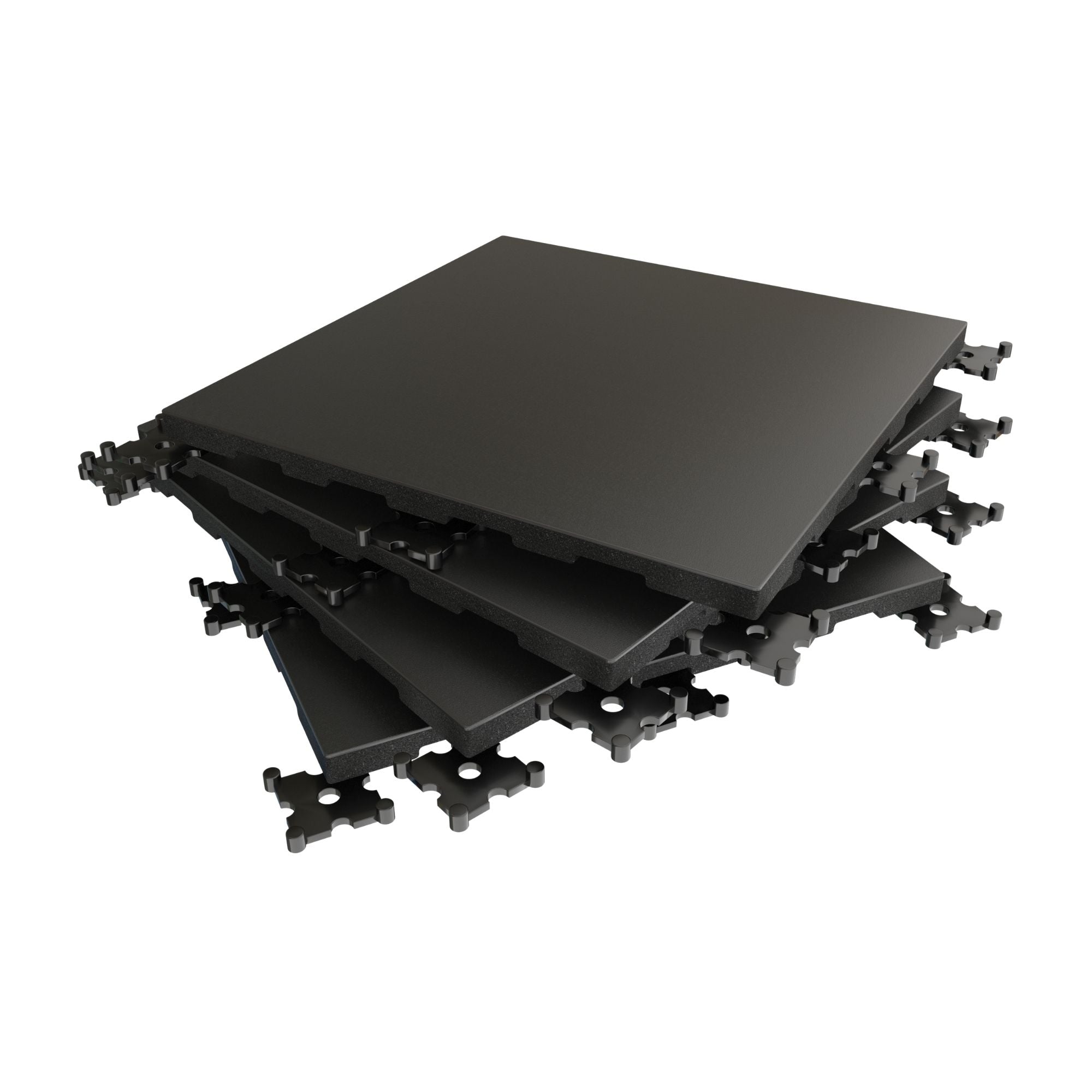 Pack IRONSIDE 4 Pisos de Caucho Técnico 50x50x2,5 cm