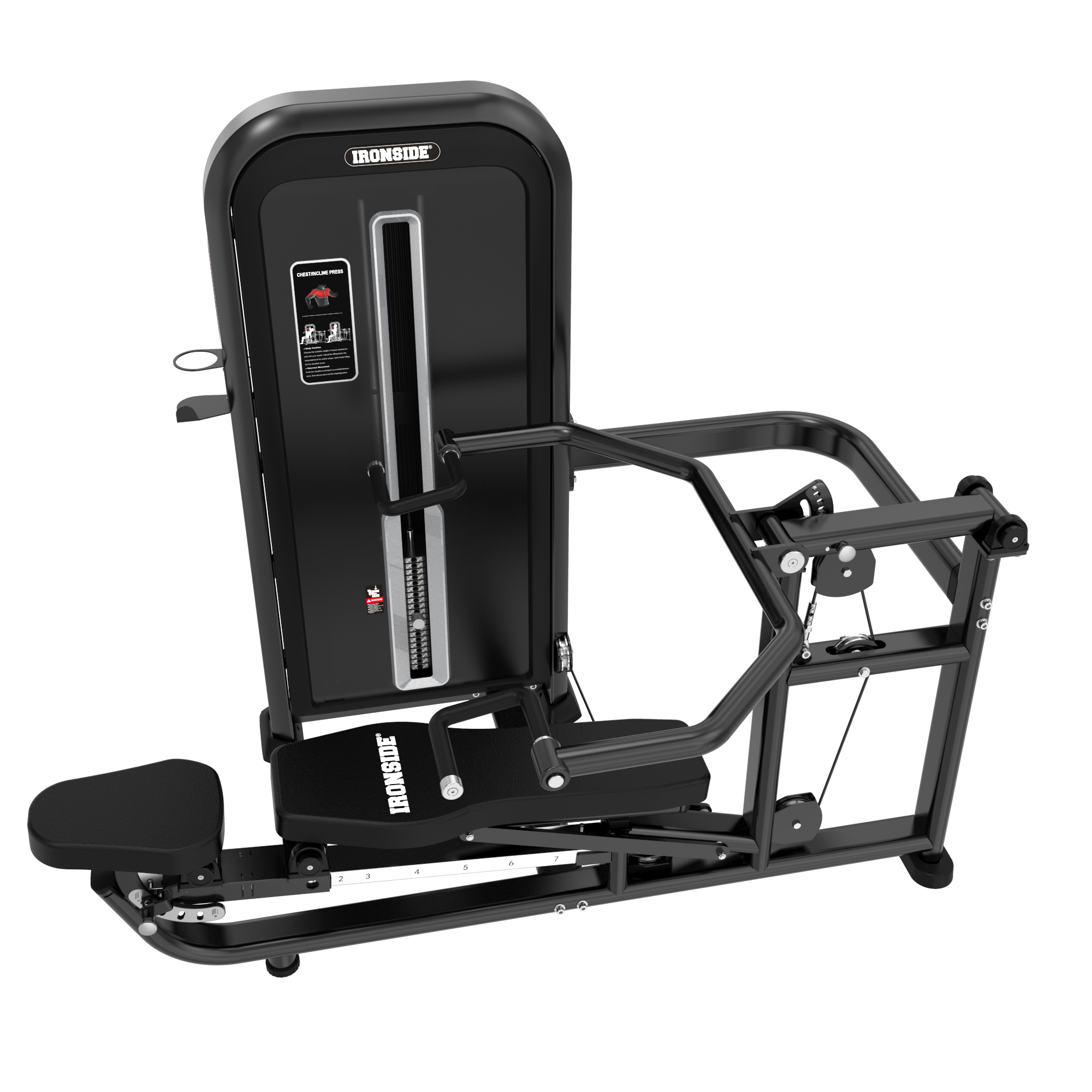 Dual Shoulder Press & Seated Chest Press Machine IRONSIDE Infinity