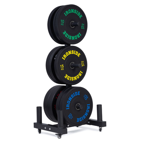 Rack de Almacenamiento Discos y Barra Olímpica IRONSIDE