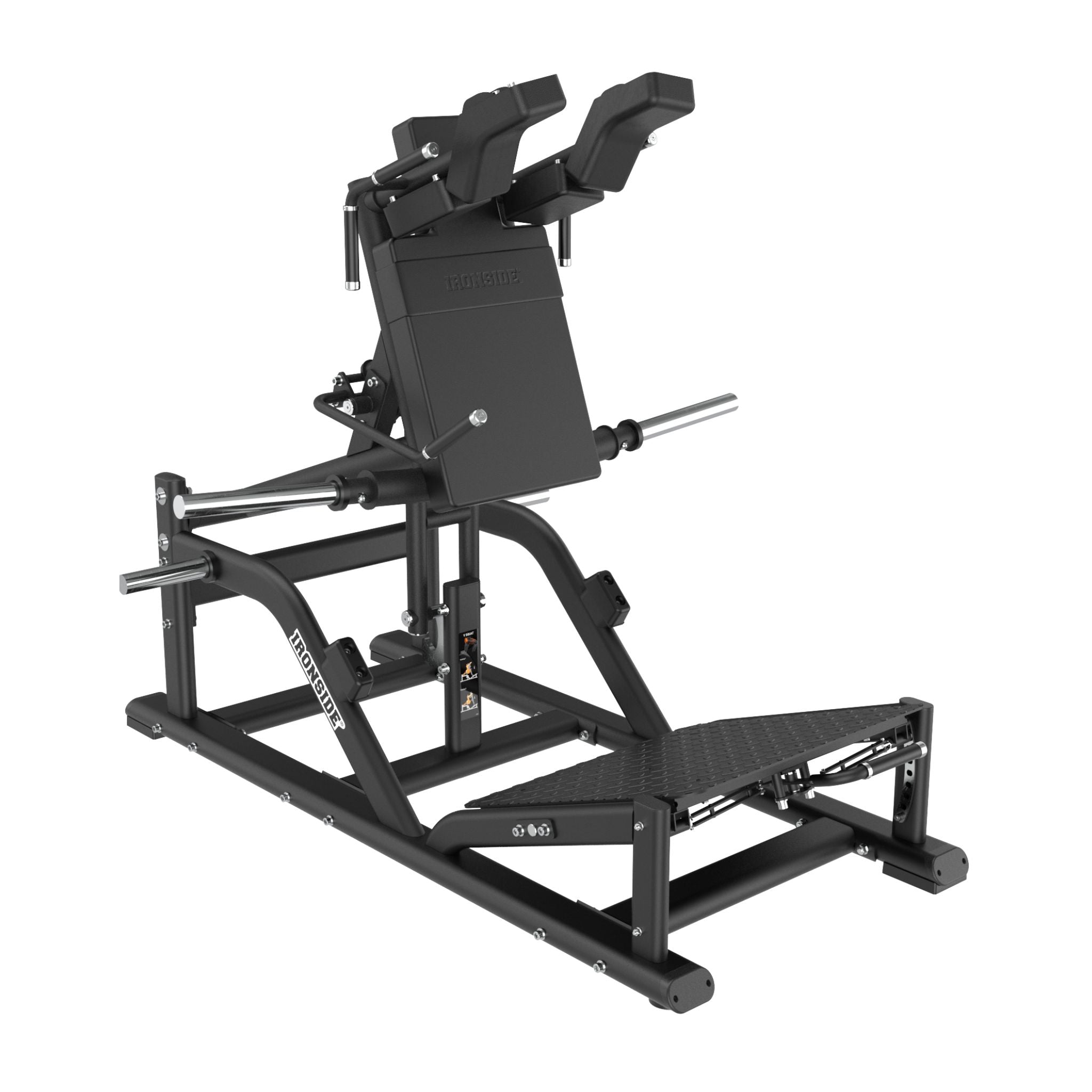 V-Squat Plate Loaded Machine IRONSIDE Luxe