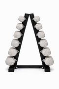 Pack IRONSIDE Mancuernas Hexagonales KG + Rack de Almacenamiento