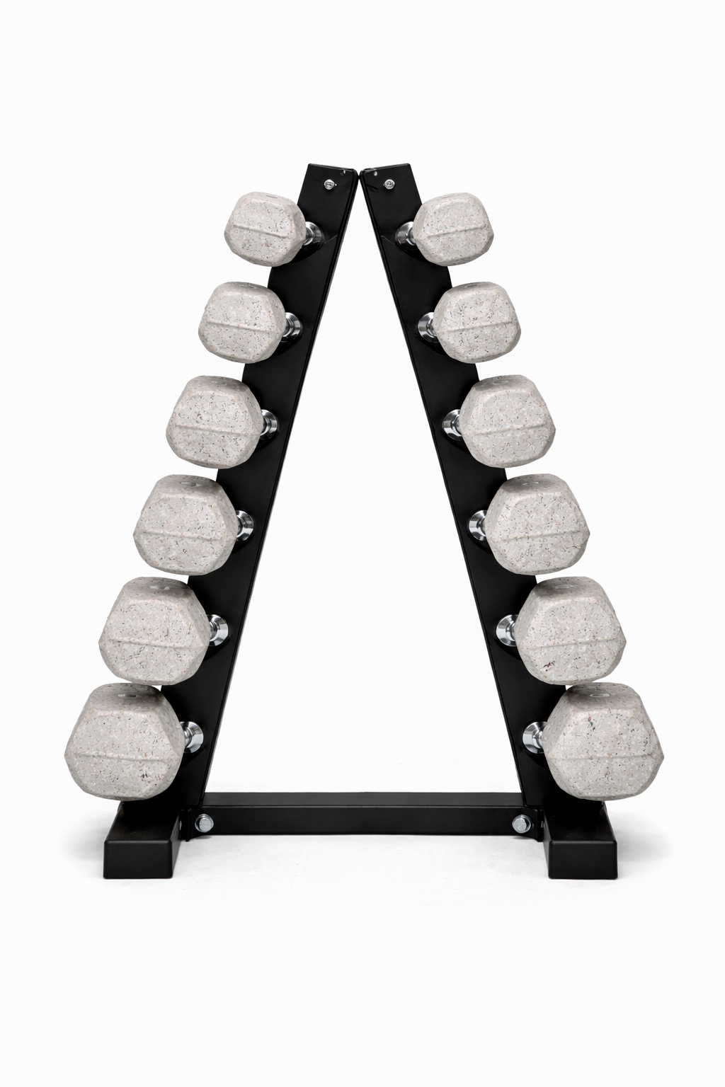 Pack IRONSIDE Mancuernas Hexagonales KG + Rack de Almacenamiento