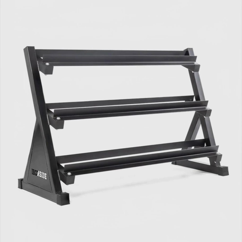 Pack IRONSIDE 275 Kg Mancuernas Hexagonales (2.5kg - 25 Kg) + Rack de Almacenamiento