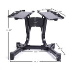 Rack de Almacenamiento Mancuernas Ajustables 24 - 40 kg IRONSIDE