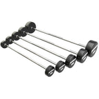Set 10 Barras Rectas Precargadas 10 a 30kg + Rack de Almacenamiento IRONSIDE